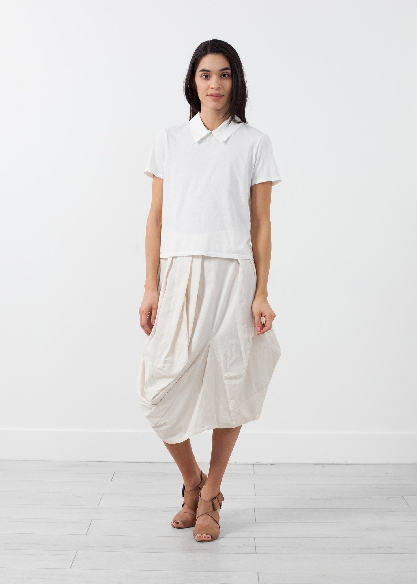 Bluse mit Doppelkragen