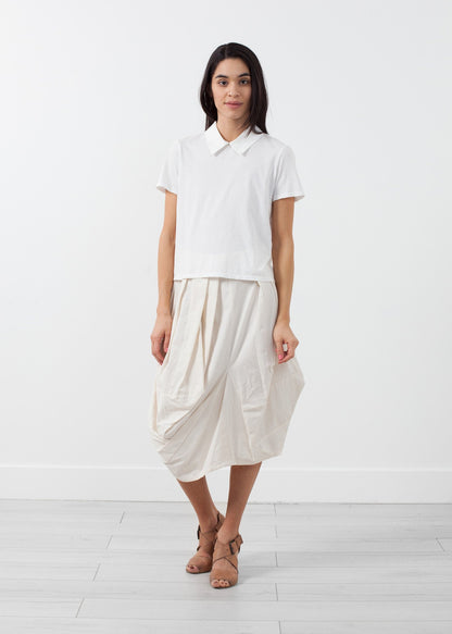 Bluse mit Doppelkragen