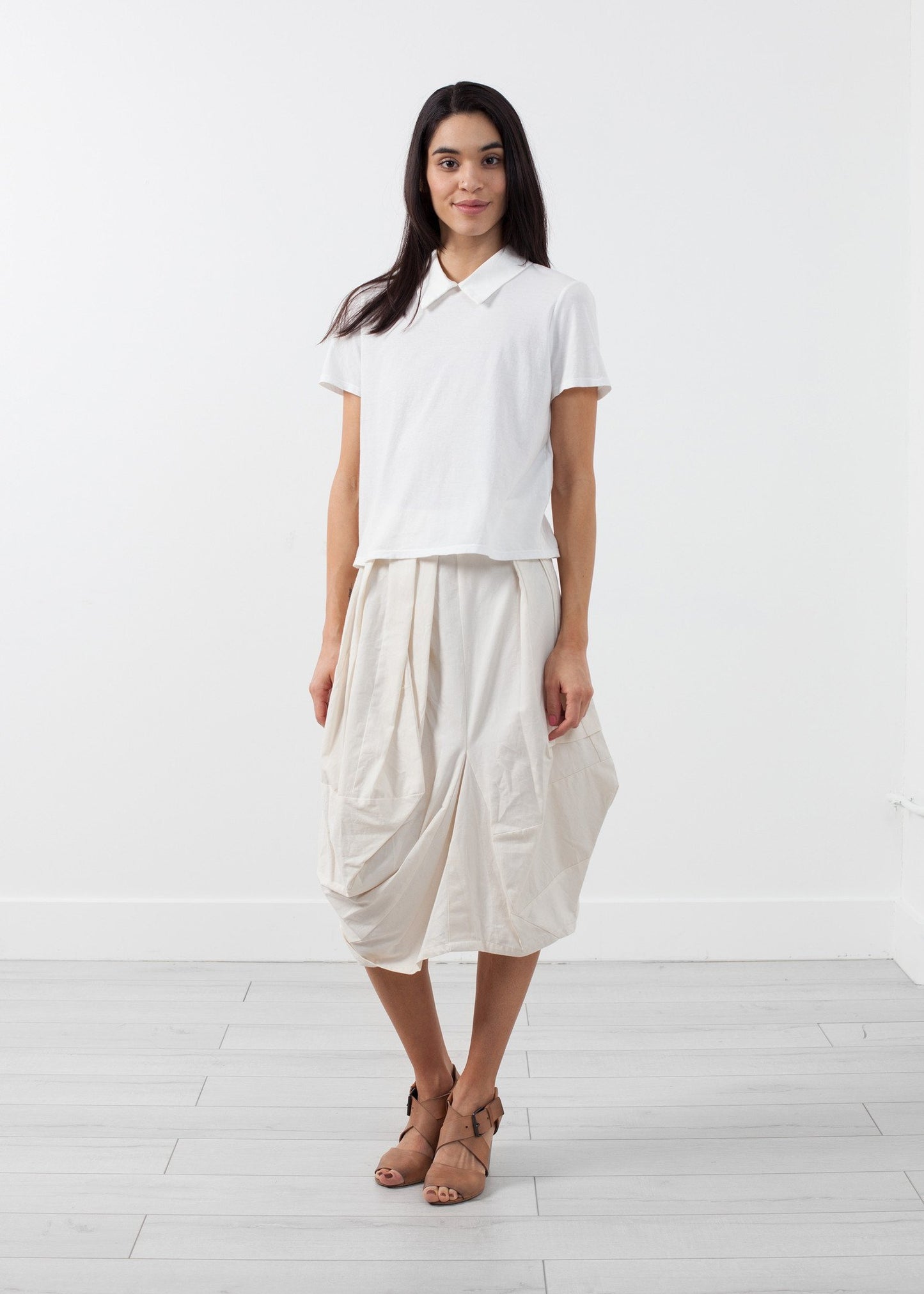 Bluse mit Doppelkragen