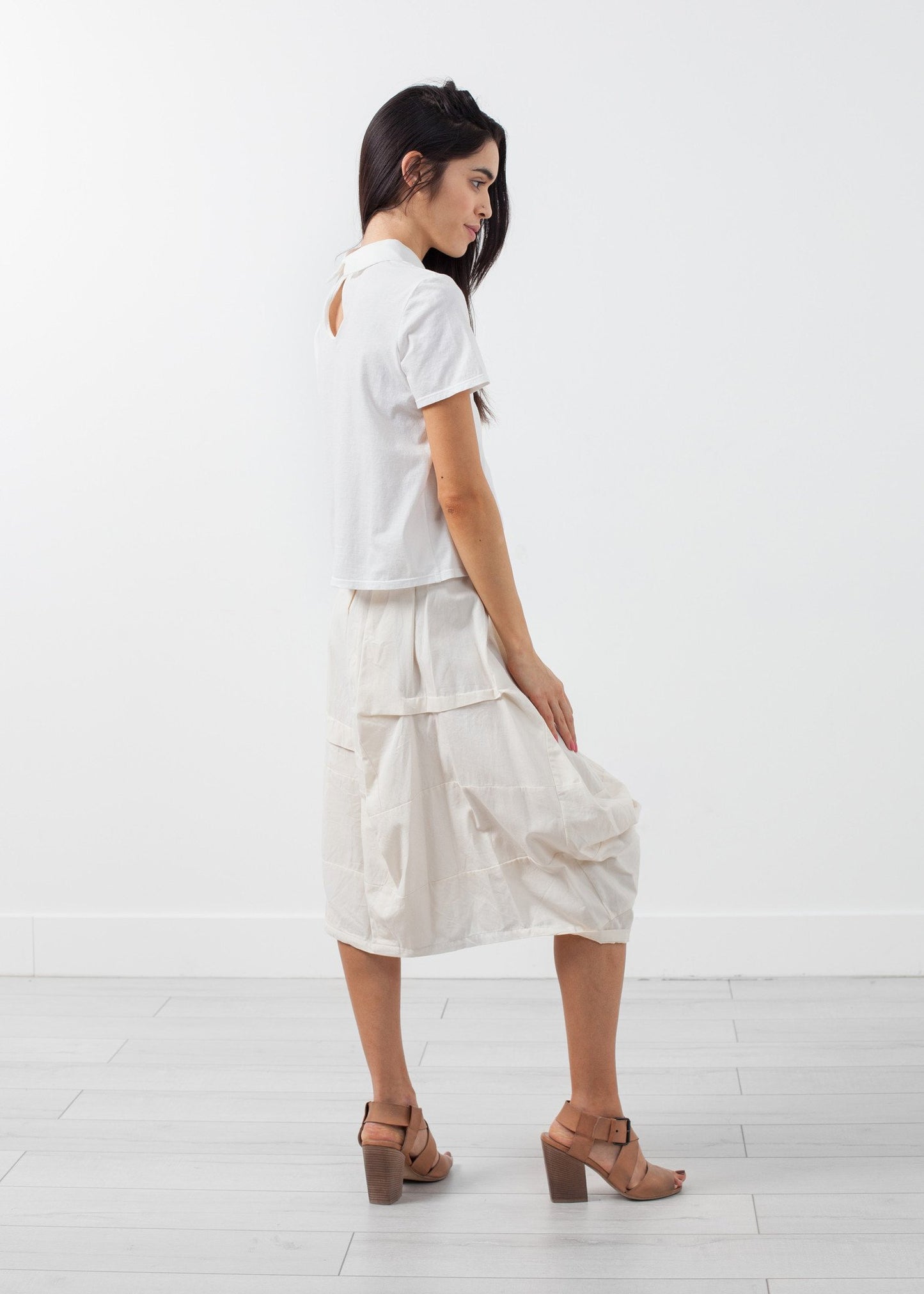 Bluse mit Doppelkragen