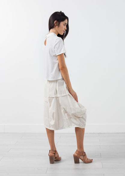 Bluse mit Doppelkragen